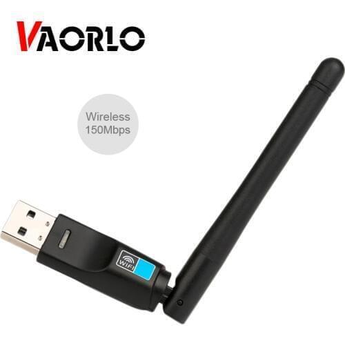 VAORLO 150Mbps Wireless Adapter Mini USB Bluetooth 4.0 Adapter 802.11 b/g/n USB Ethernet Network Card Receiver Antenna For PC