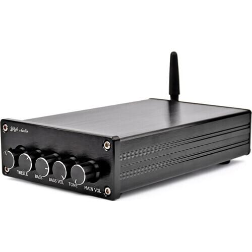 Bluetooth 4.2 Subwoofer Audio Amplifier 100W Hifi Stereo Tpa3116 Digital 2.1 Channel Desktop Power Amplifier Amp 50Wx2