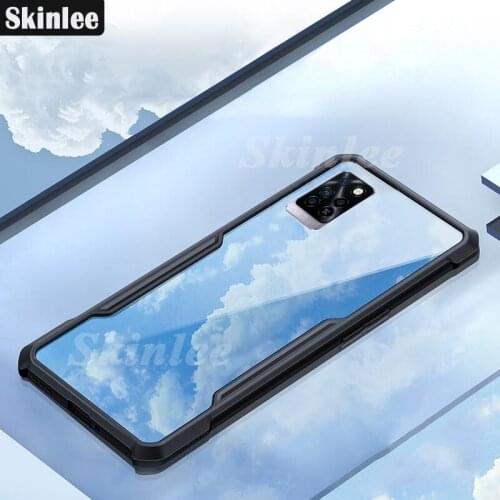 Skinlee For Infinix Note 10 Pro Case Official Original Shockproof Clear With Soft Frame Airbag Cover For Infinix Note10 Pro Case