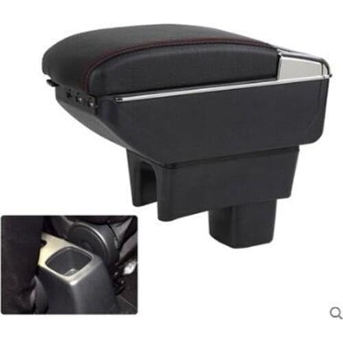 For Suzuki Maruti DZire Swift armrest box central Store content box with cup holder ashtray decoration With USB interface