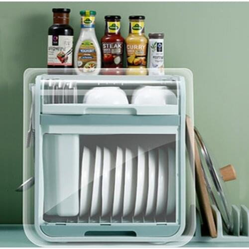 Double layer kitchen accessories organizer multi-functional lager capacity storage racks for bowl dish household drain cupboard
