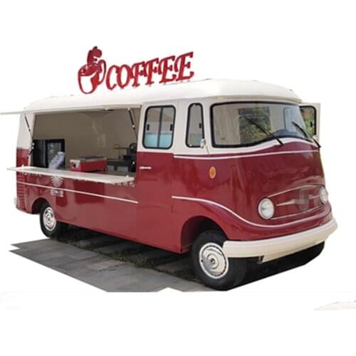 Electric Vehicle Catering Trailer Food Truck Mobile Kitchen Coffee Bar Bubble Tea Hot Dog Cart Ice Cream Snack Vending Kiosk Car