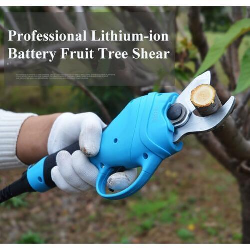 Electric Cutting Machine Fruit Tree Pruning Scissors Rechargeable High-altitude Thick Branches Cut Tools