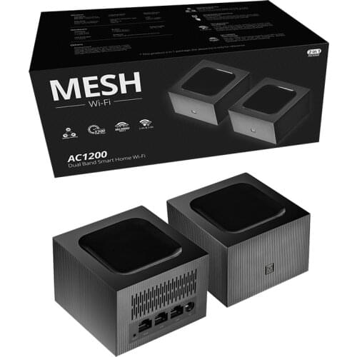 F-MEAC1200 Whole Home Mesh Wireless WiFi System with 11AC 2.4G/5.0GHz WiFi Wireless Router and Repeater,APP Remote Manage PK MW6