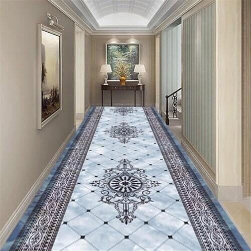 Modern Parlor Area Rug Marble Printed Bedroom Rug Mat Crystal Velvet Anti-slip Entrance Doormat Large Living Room Carpet