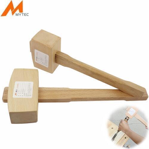 MYTEC Woodworking Wood Hammer Wooden Mallet Hammer Handle Carpenter DIY Household Woodworking Tool
