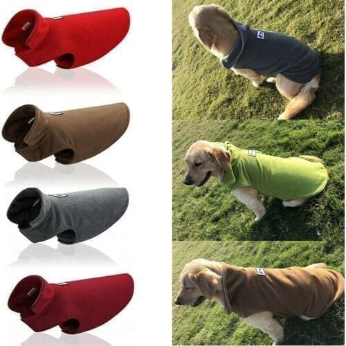 Dog Clothes Reflective Dog Jacket Small Big Dogs Soft Fleece Coats Autumn Winter Warm Dogs Pets Clothing Dropshipping