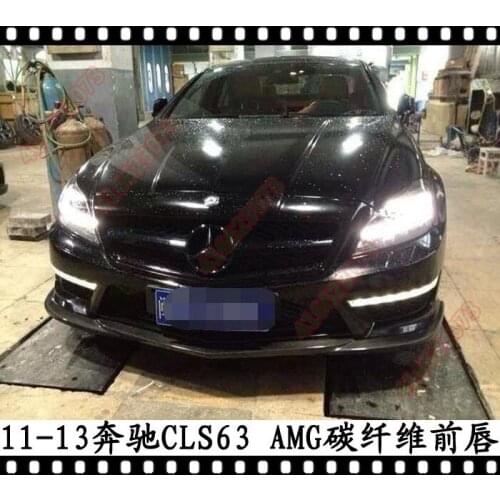 Suitable for Trbt Mercedes Benz Cls63 Shovel Clsamg Cls Carbon Fiber Front Chin W218 Head Lip Spoiler