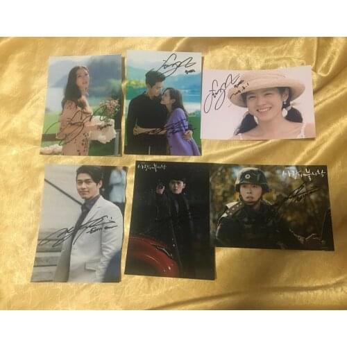 Signed Crash Landing on You Hyun Bin Son Ye Jin autographed photo 5*7 K-POP 032020A