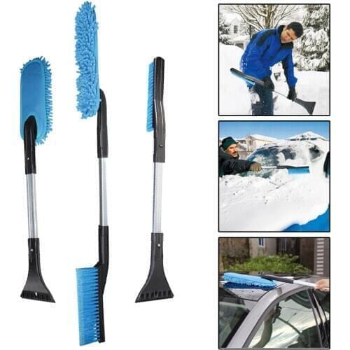 3 in 1 Detachable Snow Shovel Ice Scraper with Brush Snow Remover For Car Auto SUV Frost Windshield Cleaner Winter Tool