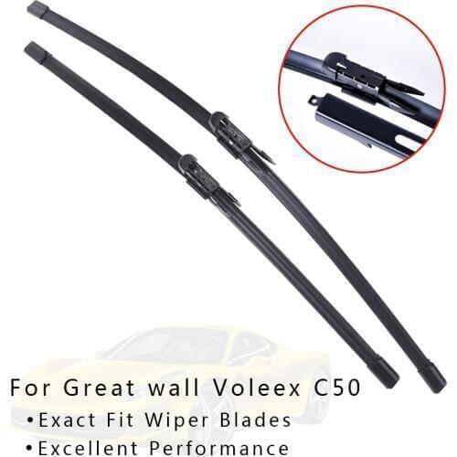 Wiper Blades for Great wall Voleex C50 Car Accessories Soft Rubber Windshield Wipers