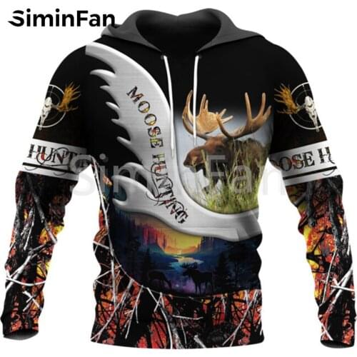 SiminFan Men's Printed Hoodies