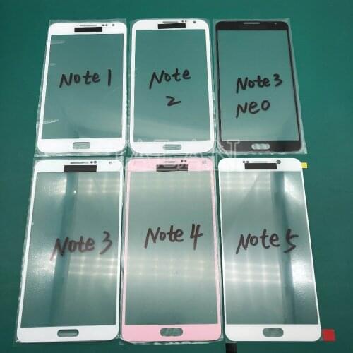 JALAN For Samsung Note 4 edge mini N910 N915 G850 Note 5 N920 TouchScreen Panel cracked glass replacement repair LCD front glass