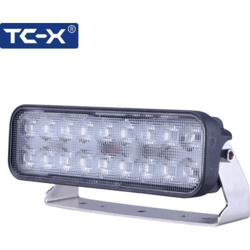 TC-X 7 Inch 18 x 3W LED Light Bar Ultra Flood Lights for Truck Trailer Off Road Lighting 4WD ATV UTV SUV LED Working Light lamp