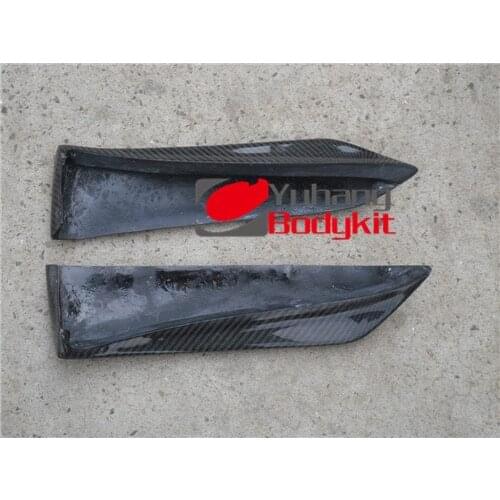 For CF Evolution Evo 10 EVO X JDM Rear Bumper Extension Carbon Fiber (a pair)