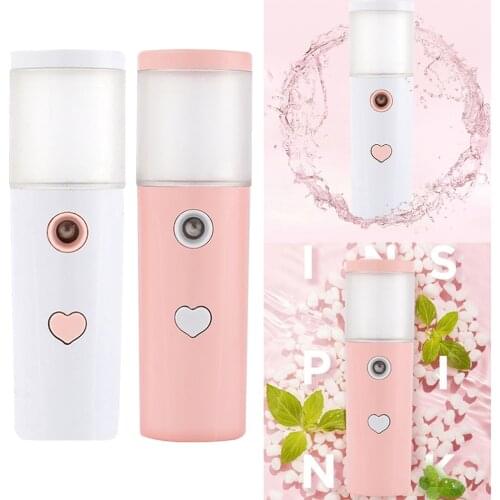 Portable Nano Facial Water Spray Cool Mist Sprayer 30ml Moisturizing Humidifier Facial Steaming Device