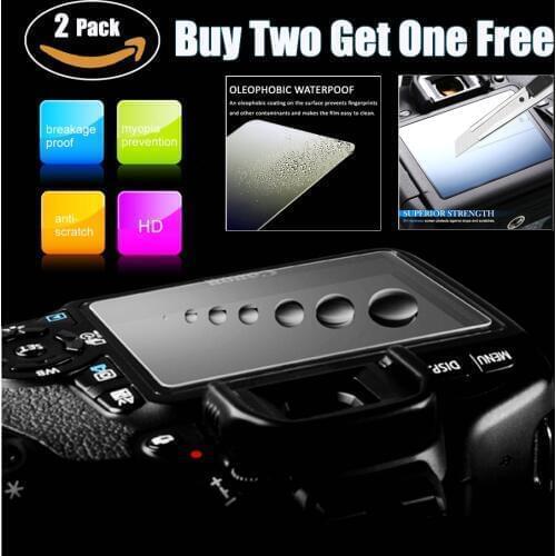 2PCS HD 3 INCH Camera Screen Tempered Glass Screen Protector Film For Sony RX1 RX1R RX10 RX10 II III IV A7M2 A7III A7M3