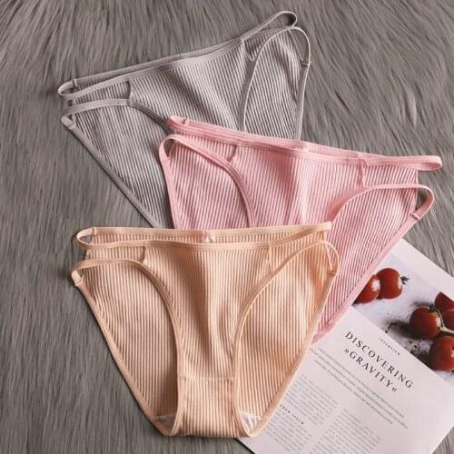 Womens Cotton Briefs Underwear Women Panties Sexy Underwear Thong Female Lingerie Femme Sexy Panties Female Underpants