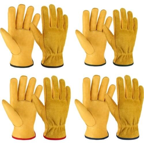 1/pair Safety Gloves A4 Anti Cut Resistant Glass Handling Safety Work Gloves for Working Welding Gloves Garden Protective