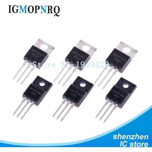 10PCS Transistor MBR10100CT MBR10200CT MBR20100CT MBR20200CT MBR30100CT LM317T IRF3205 TO-220 TO220 MBR20100 MBR20200 MBR30100