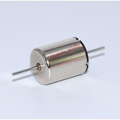 1215 Mini 12mm DC 6V 9V 12V Coreless Double Shaft Electric Motor 18000rpm High Speed RC Rail Train Engine