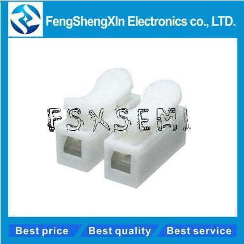 2 Pins Electrical Cable Connectors CH2 Quick Splice Lock Wire Terminals Set CH-2 20x17.5x13.5mm