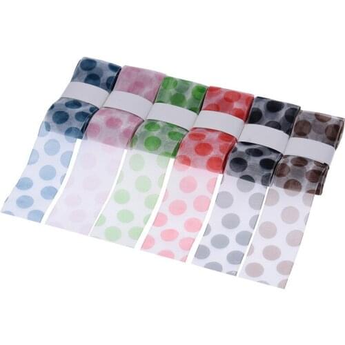 5 yards Big Dot Printed Transparent Chiffon Gauze Ribbon for Diy Hairpin Material Gift Packaging Clothing Accessories