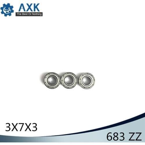 683ZZ Bearing ABEC-7 10PCS 3x7x3 mm Miniature 683 ZZ Ball Bearings 618/3ZZ EMQ Z3V3 High Quality