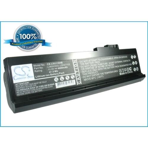 CS 4400mAh battery for Lenovo ideapad U110, ideapad U110 11306, ideapad U110 2304 L08S4X03, L08S7Y03