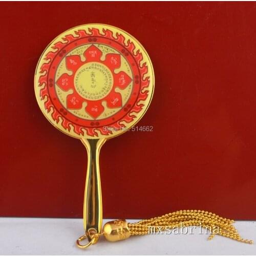 2015 NEW FENG SHUI -Fire Protection Wheel Mirror of Avalokiteshvara new fashion charm vintage