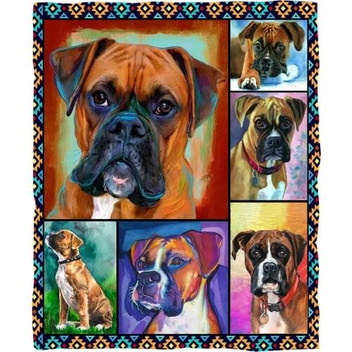 Pug Funny 3d printed fleece blanket for Beds Hiking Picnic Thick Quilt Fashionable Bedspread Sherpa Throw Blanket