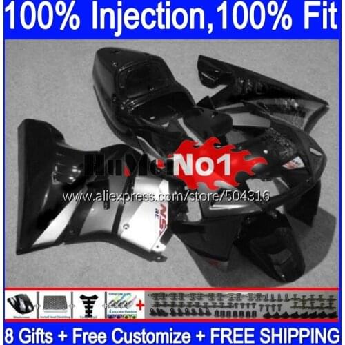 Injection For HONDA NSR250R MC28 1994 1995 1996 1997 1998 1999 133MC.30 NSR 250 250R silvery blk NSR250 R 94 95 96 97 99 Fairing