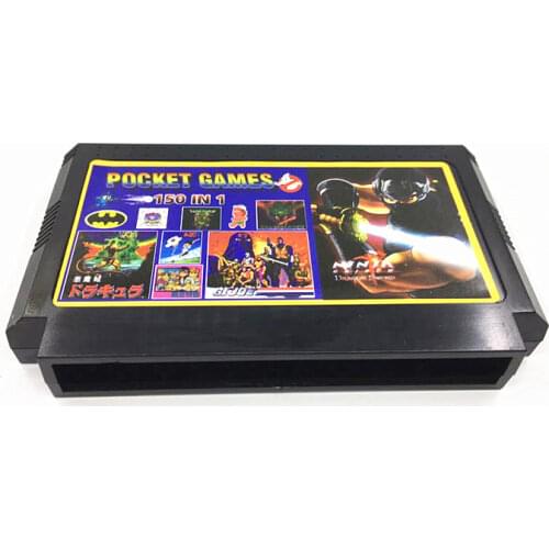 150 in 1 No repeat 8 bit 60Pins Game Cartridge, Rockman 1 2 3 4 5 6
