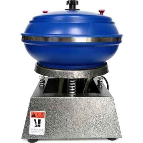 Free Shipping Hot Sale Medium Capacity 6.2kg Capacity Vibratory Polishing Machine Vibrating Rock Tumbler Vibratory Tumbler