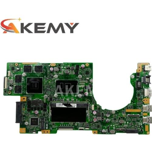 90NB0BQ0-R00010 Laptop motherboard For Asus K501UW K501UWK K501UXM K501UQ mainboard DDR4-8G-RAM I7-6500U GTX960M-GPU