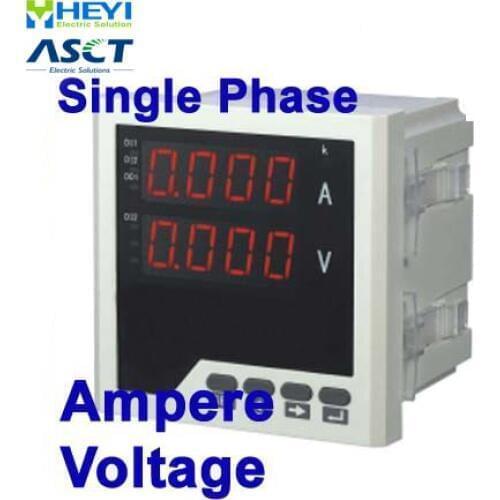 Multi-function meter,digital Combined Meters single-phase,AC volt amp meter LED HY-UI series multimeter