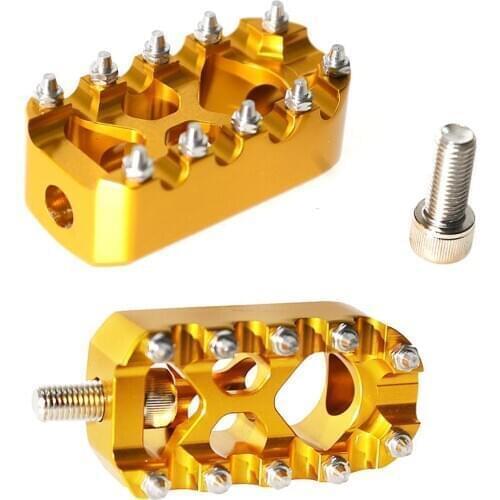 Motorcycle MX Style Gold Shift Pegs Bobber Chopper Bike For Harley Sportster Dyna Electra Street Glide Softail XL 883 1200