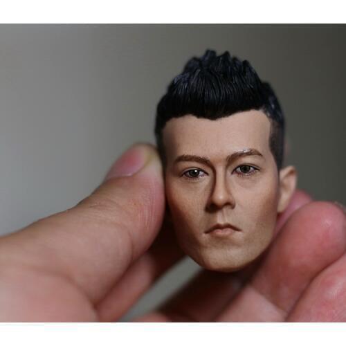 1:6 scale male Figure accessories HK Edison Chen head shape carved for 12" Action figure doll,not include body;clothes