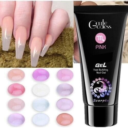 12 Constellations Color Quick Building UV Builder Nail Art Extension Acrylic Kits Nail-free Paper Painless Nail Gel Polish