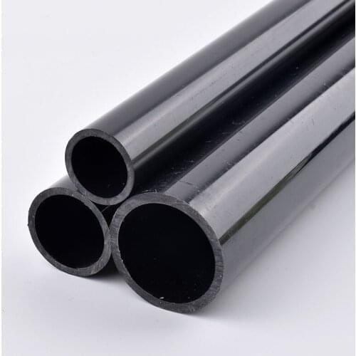 50cm Length OD20/25/32/40/50/63mm Thickening UPVC Dark Grey Pipe Plastic Pipe Aquarium Tube Garden Irrigation Watering Fittings