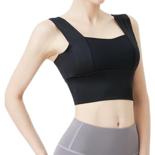 New Sports Bra Women Running Fast Dry Vest Crop Top Wire Free Fitness Breathable Comfort Solid Color Push Up Bralette Hot Sale