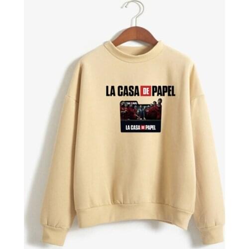 2020 New La Casa De Papel Autumn And Winter Hoodies Sweatshirts Men Funny Movie Money Heist Hoodie for Women Boy Long