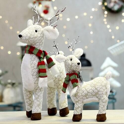 2022 New Home Decoration Santa Claus Rudolph Snowman Doll Toy Christmas Tree Ornaments New Year Party Decor Christmas Gift