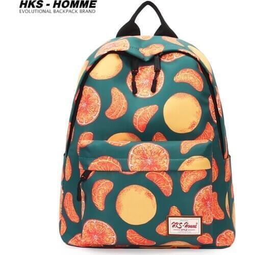 2021 New Backpack Casual Women School Backpack Printing Women Backpack Multi-pocket School bag for teenage girls Mochilas Female