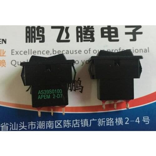 1PCS Imported French APEM AS39S0100 rocker rocker switch 3 feet 3 gear power switch