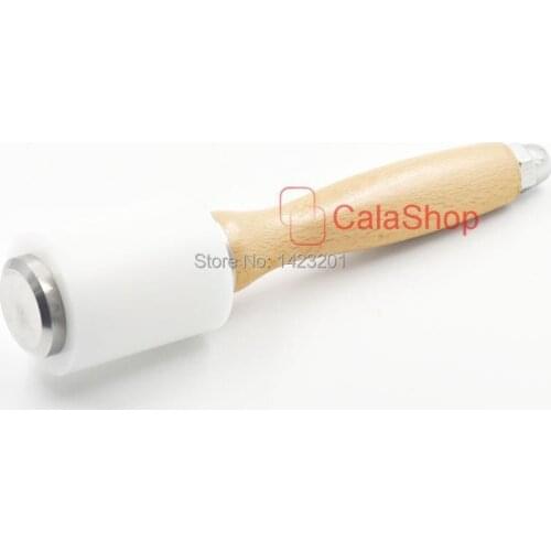 1 Pcs / Lot Leather Cutting Hammer Stamping Tools Strengthen Hammer PE Wooden DIY Leather Craft Tools