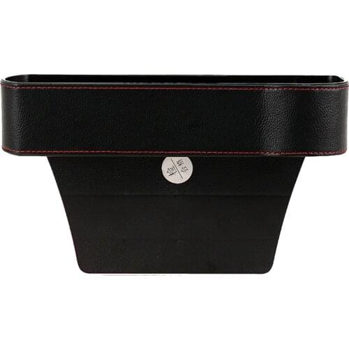2PS Car Seat Gap Filler Organizer auto Console with Cup Holder car Interior Essentials