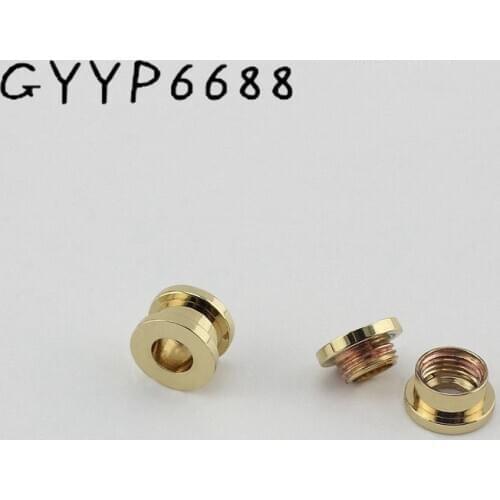 30pcs 5mm Copper round eyelet Rotate Hardware female bag hole eyeball drilling without screws hardware accessory