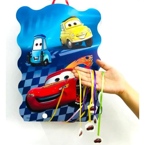 40*30cm cars theme 1pc Pinata Cartoon Party Supplies Kids Disposable Plastic Childrens Birthday Boys Party Favors