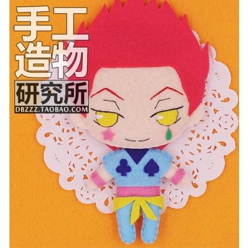 Anime Hunter X Hunter Killua DIY Handmade Toy Bag Hanging Plush Doll Cute Cosplay Props Gifts
